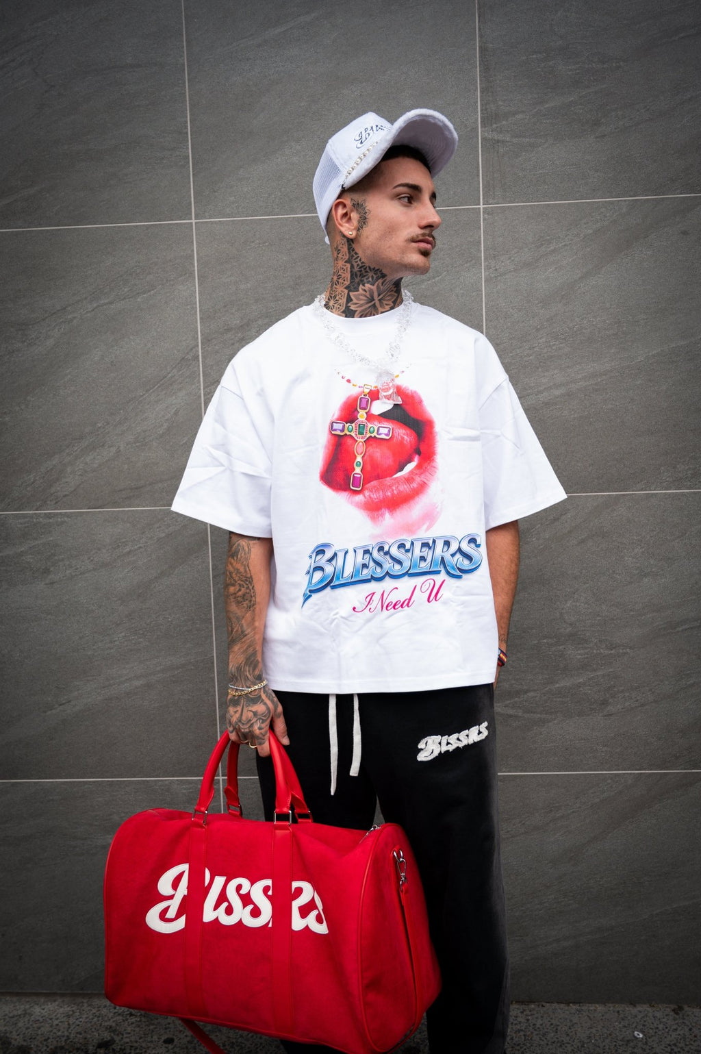 Blessers crop shirt I Need U - BLESSERS