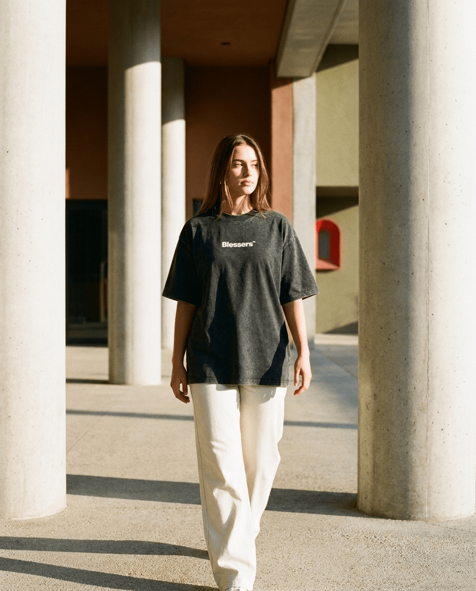 Blessers Washed Essential Tee - BLESSERS