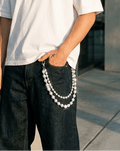 Crystal Pearl Waist Chain - BLESSERS